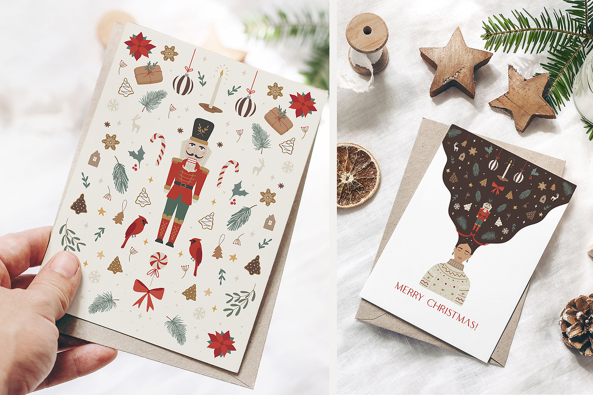 Christmas nature collection, a Seasonal Illustration by Alisovna (Photo 8 of 13)