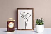 Calla Lily Flower SVG, a Graphic by KostaDigitalArt (Thumbnail 9 of 9)
