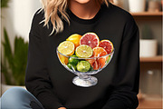 Watercolor Fruit Bowl Clipart Bundle, an Illustration by DreamCafeArt (Thumbnail 5 of 7)
