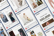 AUTUMN Premium Instagram Template, a Templates & Theme by typeflair (Thumbnail 2 of 4)
