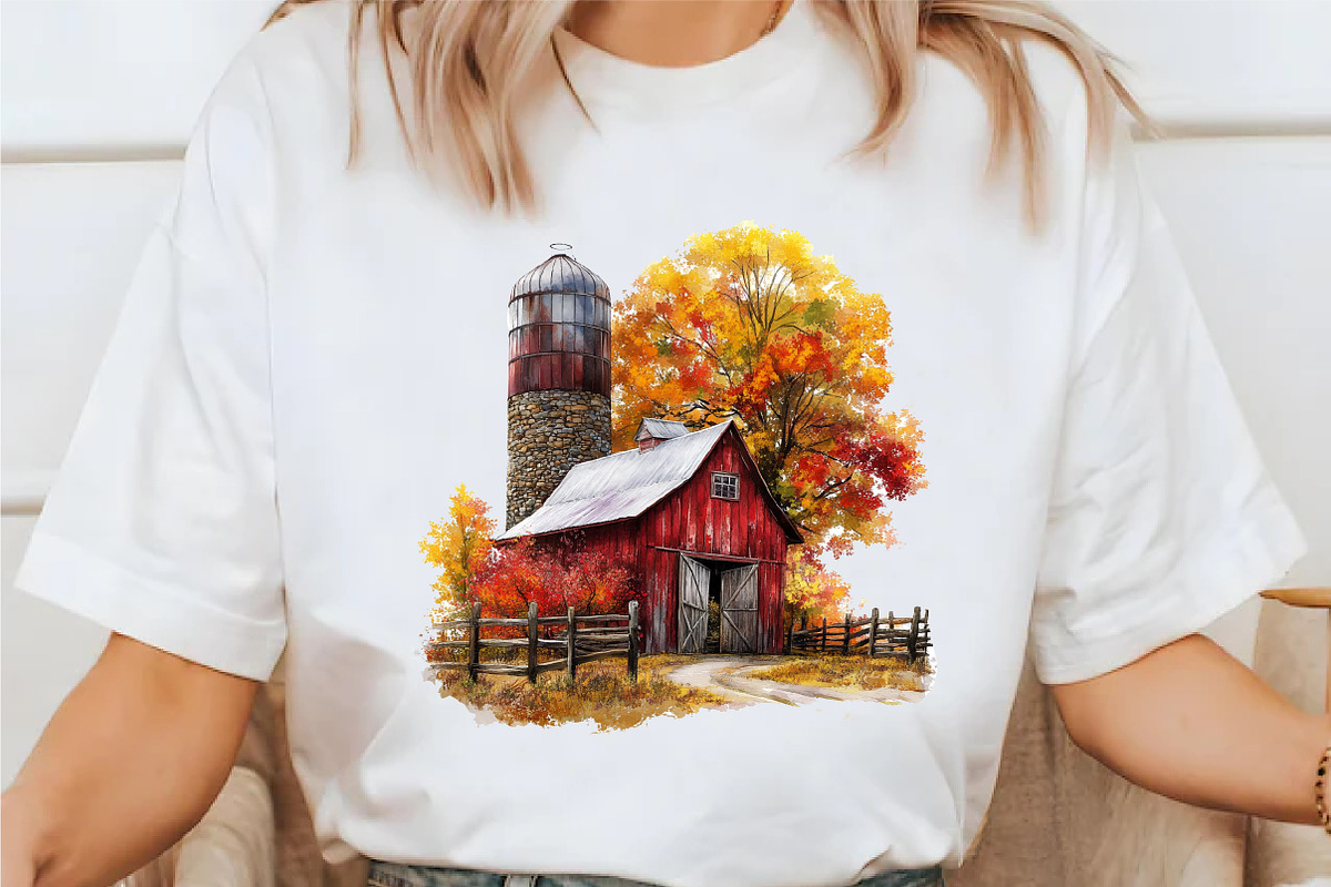 Apple Harvest Watercolor Clipart, a Seasonal Illustration by designcity5 (Photo 3 of 5)
