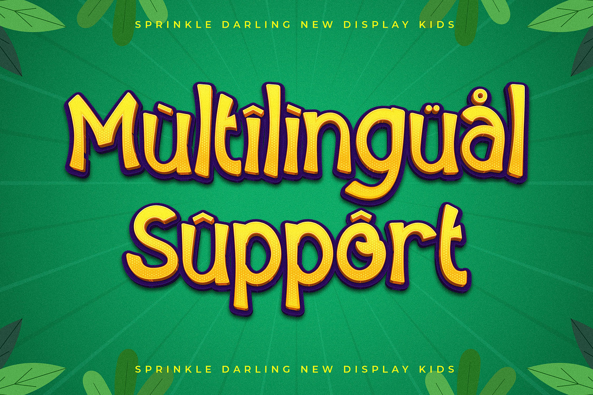Sprinkle Darling New Display Kids, a Serif Font by Storytype Studio (Photo 14 of 17)