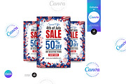 4th Of July sale Flyer, a Flyer Template by Aam360 (Thumbnail 3 of 3)