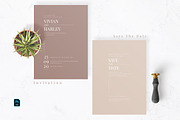 Minimal Brown Wedding Suite, an Invitation Template by Azka Creative (Thumbnail 2 of 5)