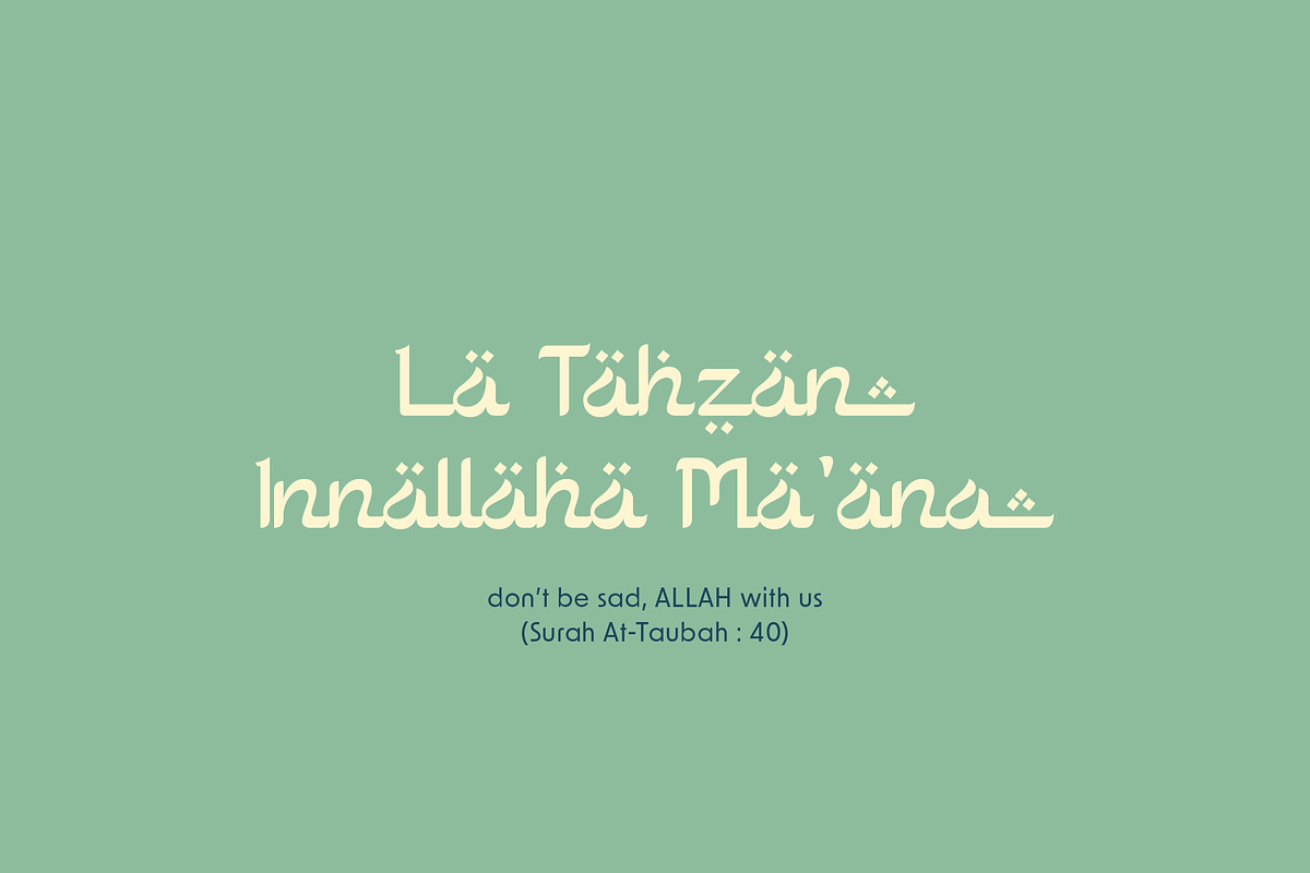 Faditjah - Arabic Style Font, a Script Font by Pikgura (Photo 8 of 8)