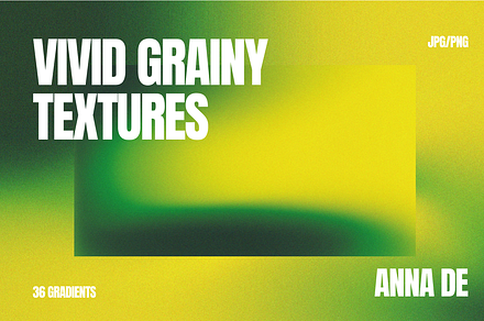 Vivid Grainy Gradient Textures, a Texture Graphic by Anna De