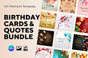 41+ Birthday Cards & Quotes Template, a Social Media Template by AN Productions (Thumbnail 1 of 8)