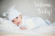 Baby Calligraphy Vector and Overlays, a Graphic by Irina Vascovet (Thumbnail 3 of 4)