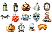 Vintage Halloween Clipart Sublimatio, an Illustration by Daily.Designs (Thumbnail 3 of 3)