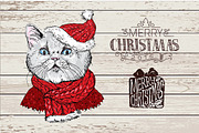 Winter animals hand-drawn, an Illustration by iriskana (Thumbnail 3 of 3)