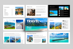 Wanderlust Travel Presentation, a Presentation Template by MightyDesign