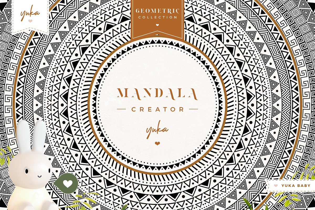 Mandala Creator I Geometric, a Brush Add-On by Yuka Baby (Photo 1 of 10)