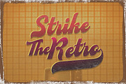 Boldstrike - Retro Bold Script, a Script Font by Letterhend Studio (Thumbnail 2 of 9)