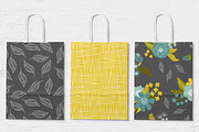 Modern Teal, Grey & Mustard Patterns, a Pattern Graphic by Wild Twig Co (Thumbnail 4 of 5)
