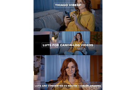 Professional Canon Log LUTs Pack, a Brushes & More by Thiago Vibesp