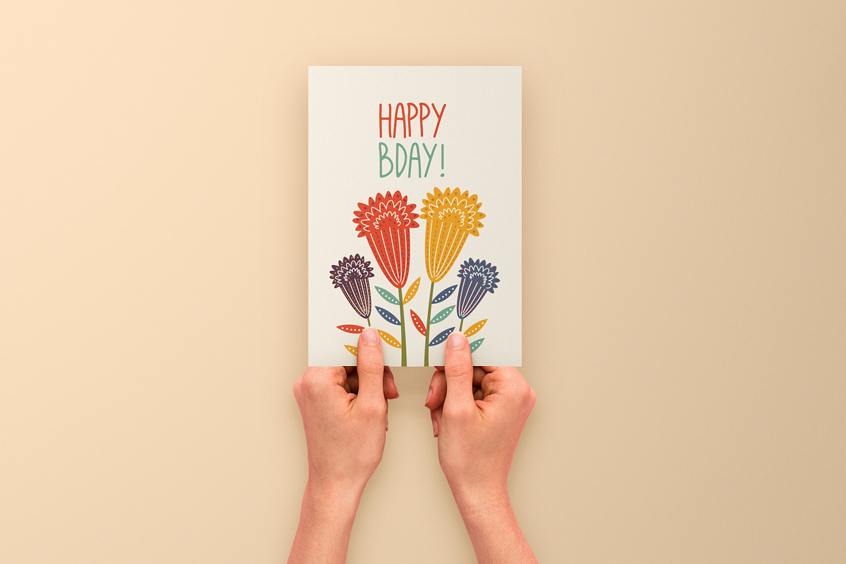 5X7 Greeting Cards Mockup VOL2, a Books & Magazine Mockup by Catkie - Digital Art (Photo 4 of 11)