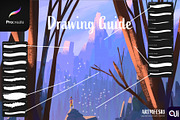 Procreate Brushes set : Sketching, a Brush Add-On by Artmeesri (Thumbnail 3 of 5)