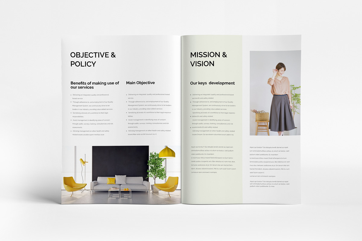 Creative Proposal Template I Canva, a Brochure Template by PixWork (Photo 4 of 9)