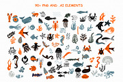 Sea world clipart, an Animal Illustration by SketchCliparts (Thumbnail 3 of 7)