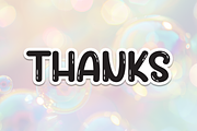 Bubble Rainbow | Script Font, a Script Font by Scratchones (Thumbnail 8 of 8)