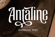 Antaline - Display Font, a Serif Font by Novitype (Thumbnail 1 of 11)