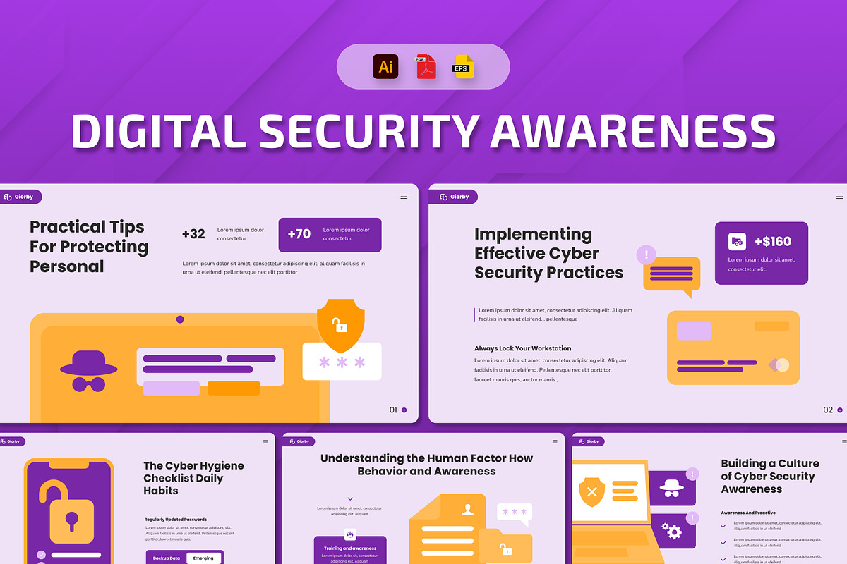 Digital Security Awareness, an Object Graphic by Antstheme (Photo 1 of 3)