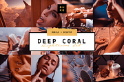 Deep Coral 4 Lightroom Preset Bundle, a Preset Add-On by SHOOM HOUSE (Thumbnail 1 of 9)