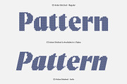 CS Aslan Stitched, a Sans Serif Font by Craft Supply Co. (Thumbnail 3 of 8)