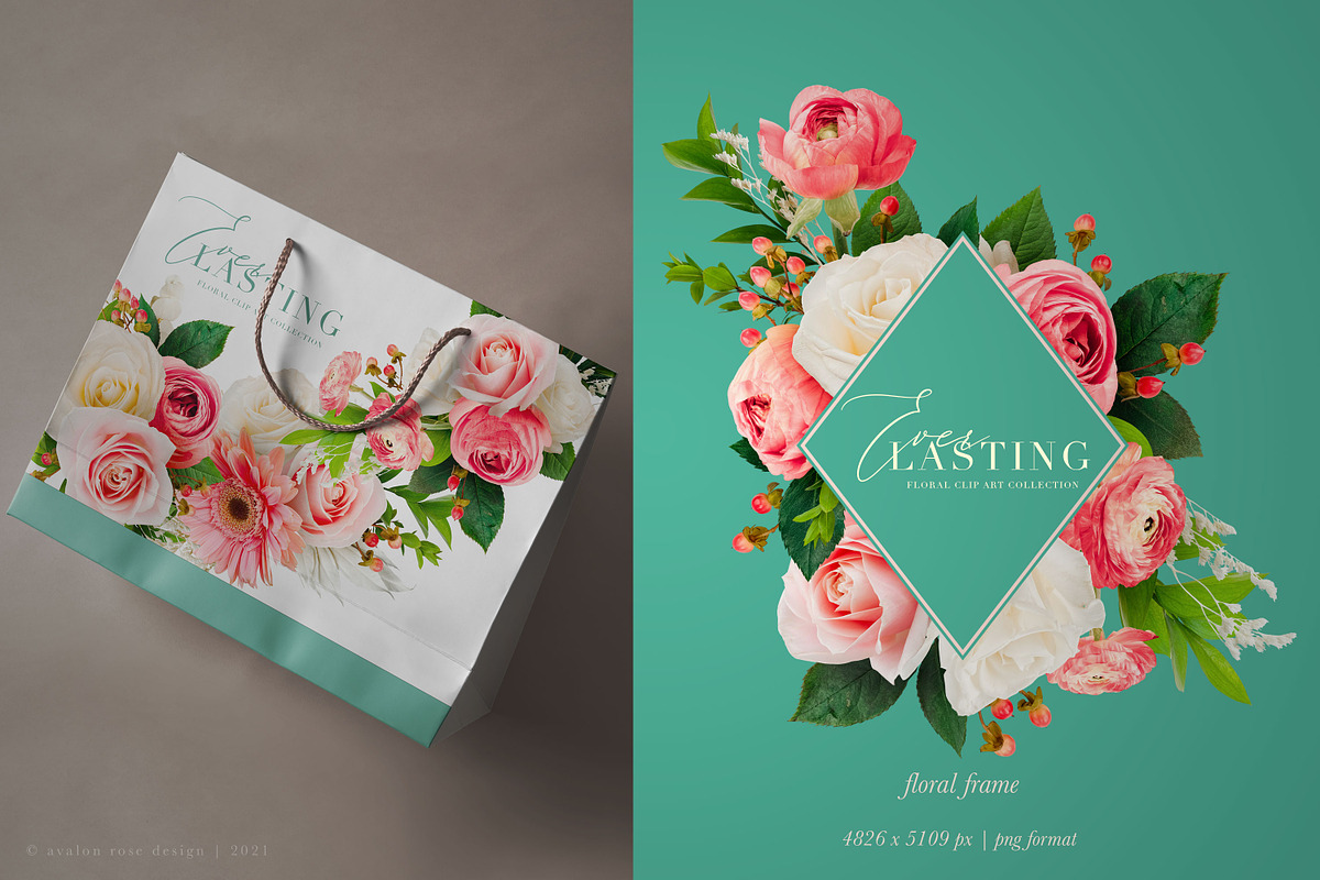 Everlasting Floral Clip Art, an Object Graphic by Eclectic Anthology (Photo 2 of 14)