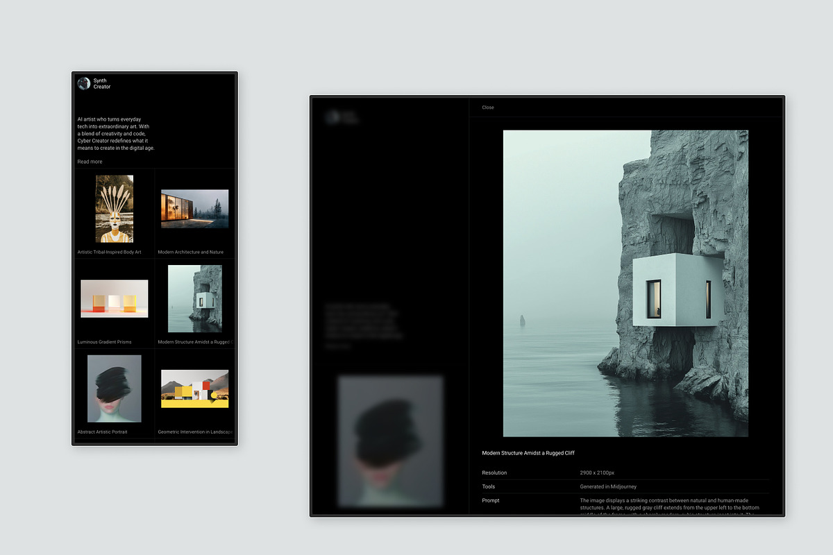 Synth Creator - Framer template, a Websites & App Template by antrdnv (Photo 3 of 6)