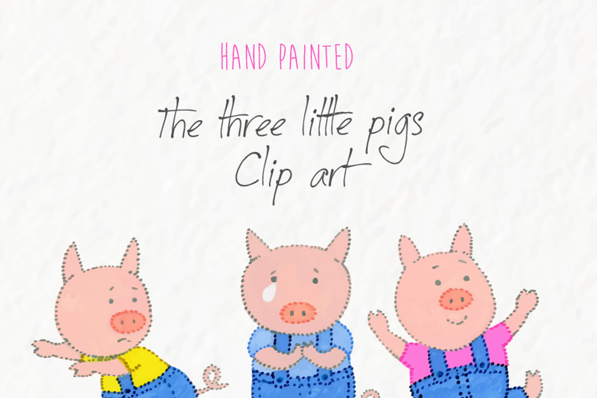 Three little pigs wolf watercolor, a Graphic by Eomoiart (Photo 3 of 3)