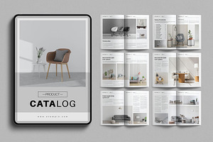 Digital Product Catalog Template, a Brochure Template by E-Type