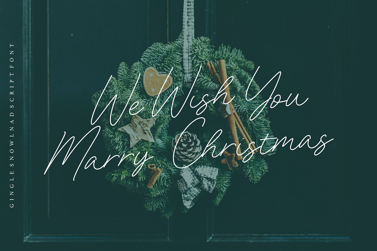 Gingle Snowland - Signature Font, a Script Font by Balpirick Studio (Photo 2 of 7)
