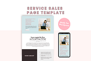 Pastel Service Sales Templates, a WordPress Template by ltsdesigns (Thumbnail 1 of 4)