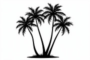Tropical Palm Tree Bundle, an Illustration by Designs_River (Thumbnail 8 of 9)
