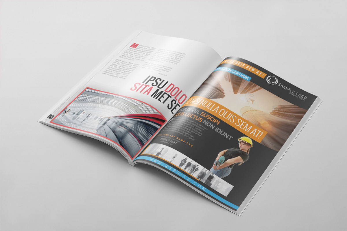 Magazine Template 24, a Magazine Template by pmvch (Photo 7 of 10)