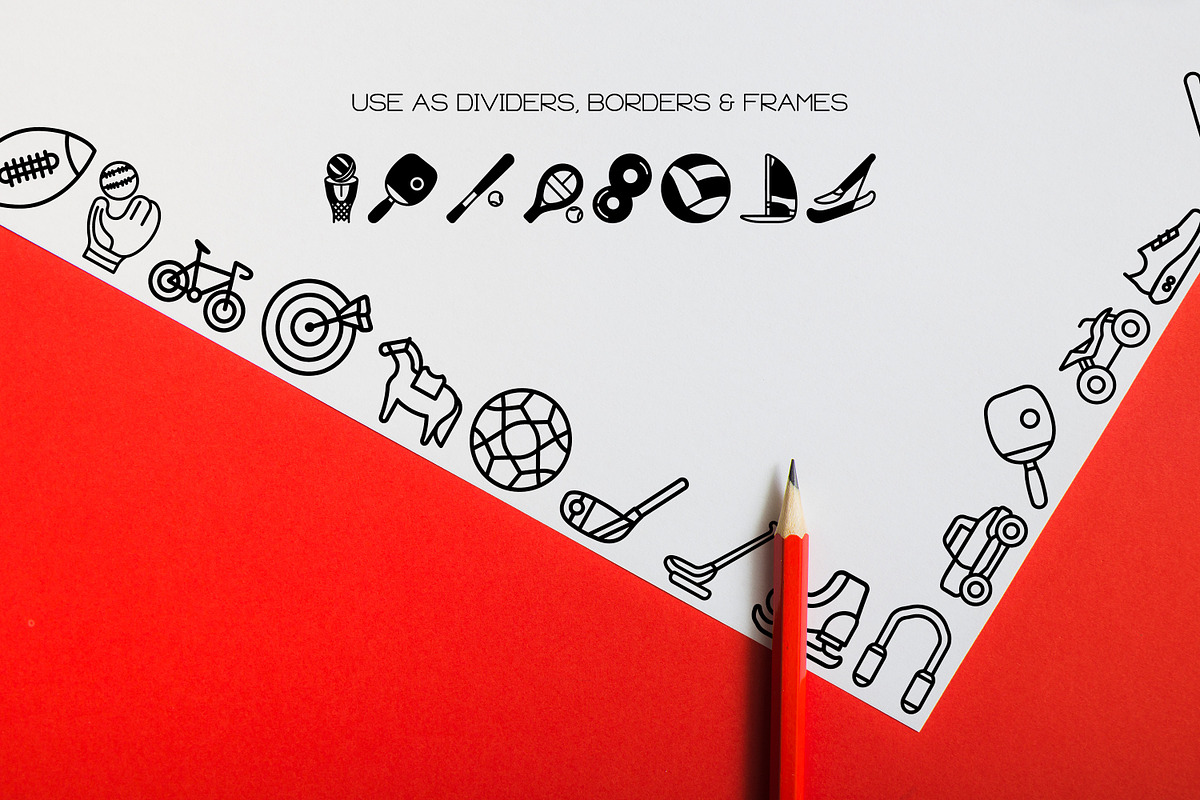 Sport Alphabet - Dingbat Font, a Symbol Font by WADLEN (Photo 7 of 7)