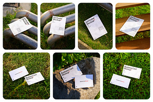 Poster & Business Card Mockup Bundle