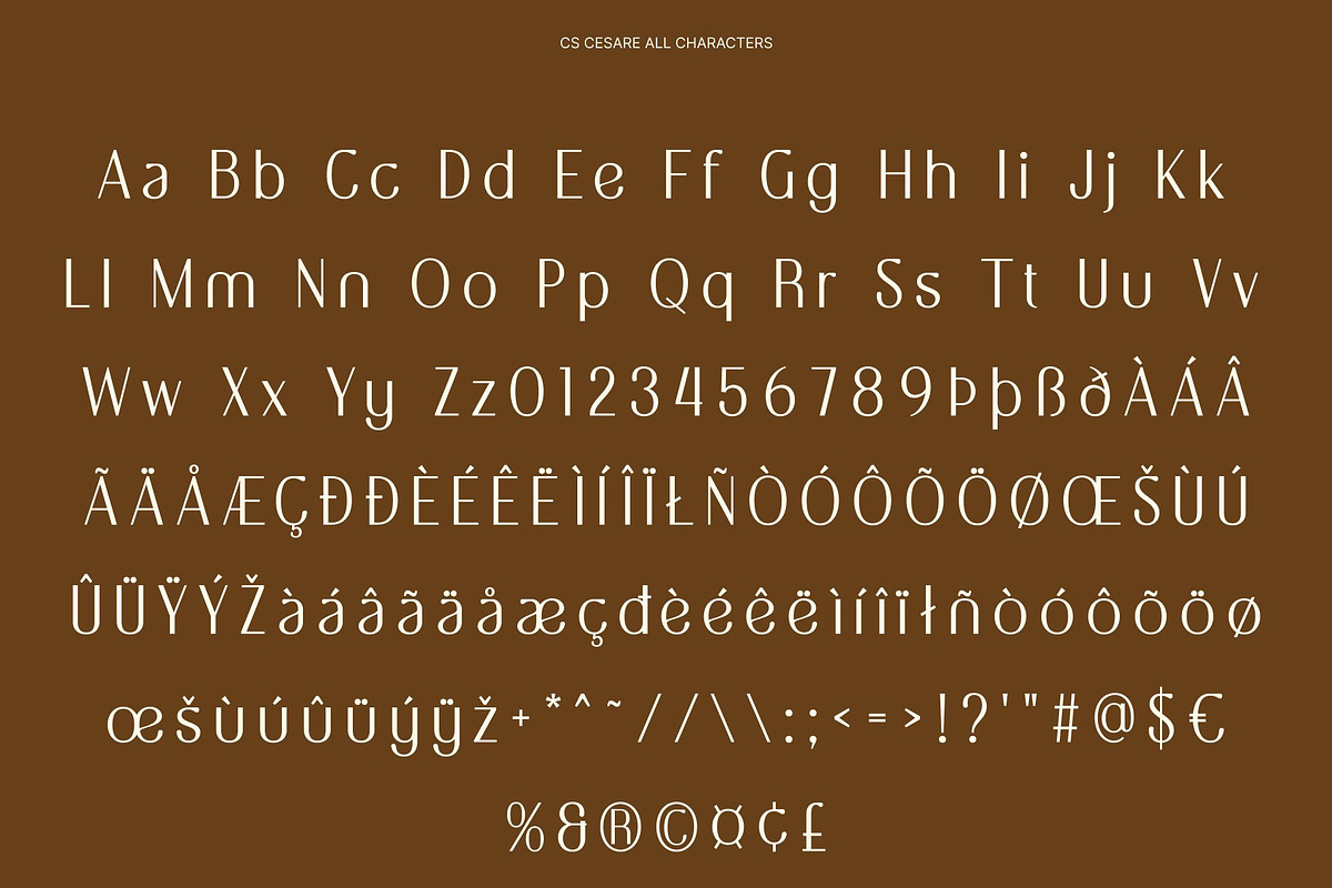 CS Cesare – Elegant Sans Serif, a Sans Serif Font by Craft Supply Co. (Photo 8 of 8)