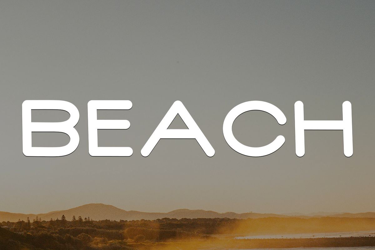Home Beach, a Sans Serif Font by FreshTypeINK (Photo 7 of 7)