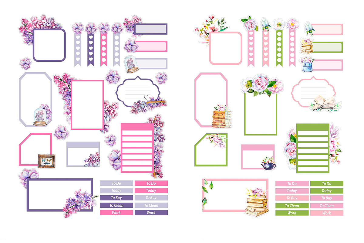 Printable Journal Sticker Collection, a Design Template by DigitalDesignAI (Photo 2 of 13)