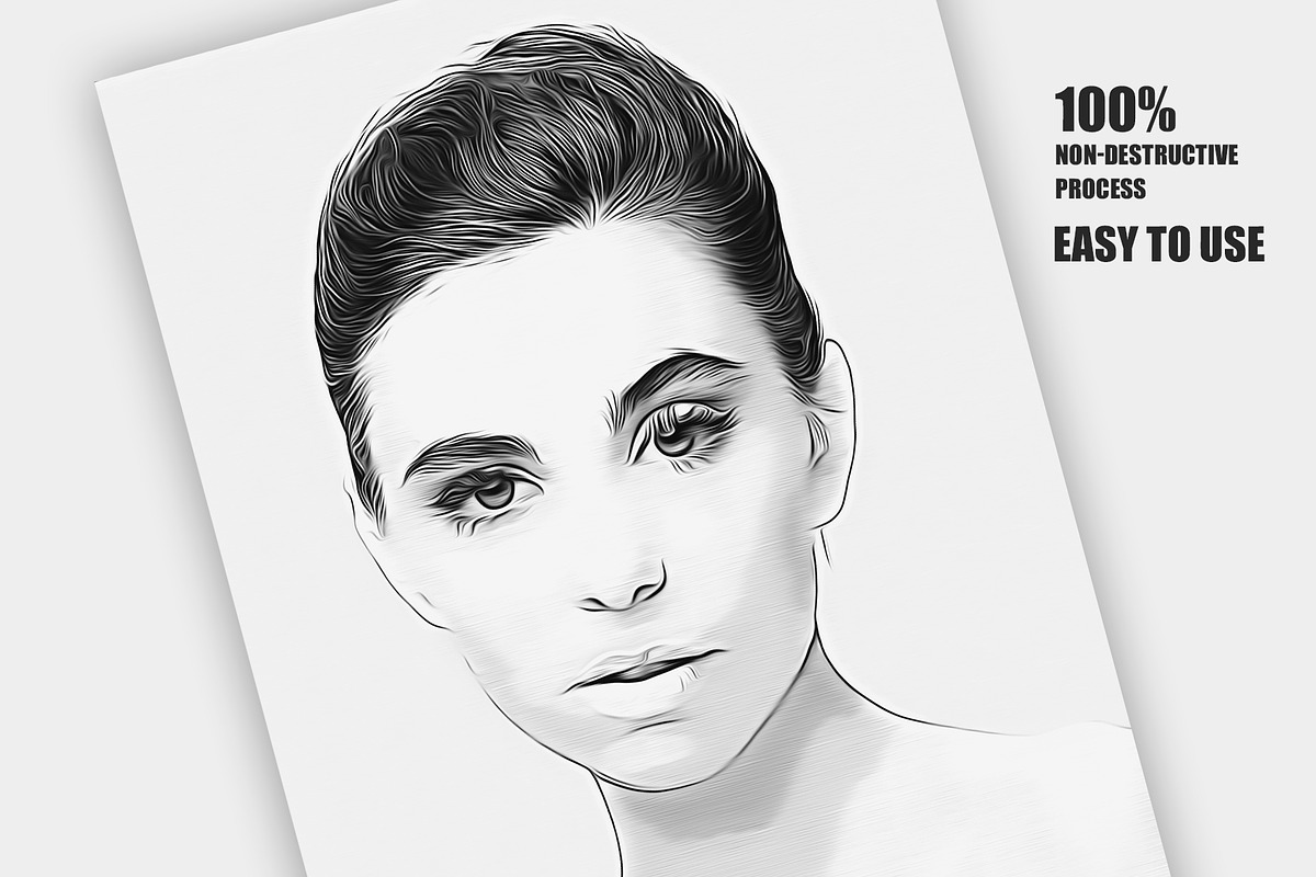 Sketch Line Art Action, an Action Add-On by DesignCave (Photo 2 of 5)