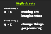 YNF Toyka | Display sans serif, a Sans Serif Font by YNF (Thumbnail 7 of 15)