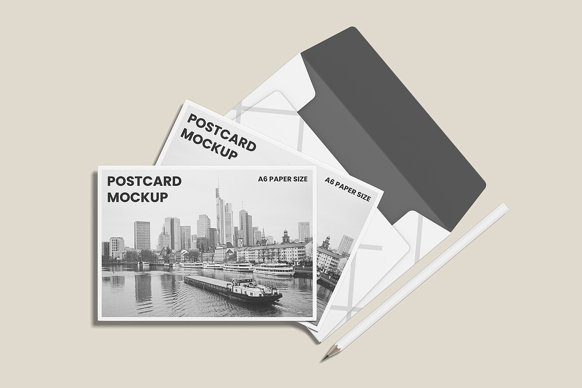 Postcard with Envelope Mockup, an Advertising Mockup by Compositing Studio (Photo 18 of 20)