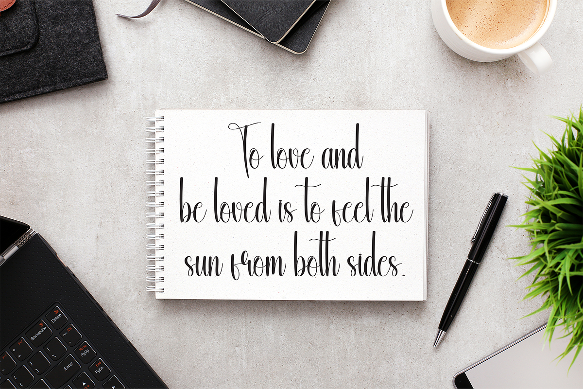 Holland | Script Font, a Handwritten Font by Scratchones (Photo 4 of 9)