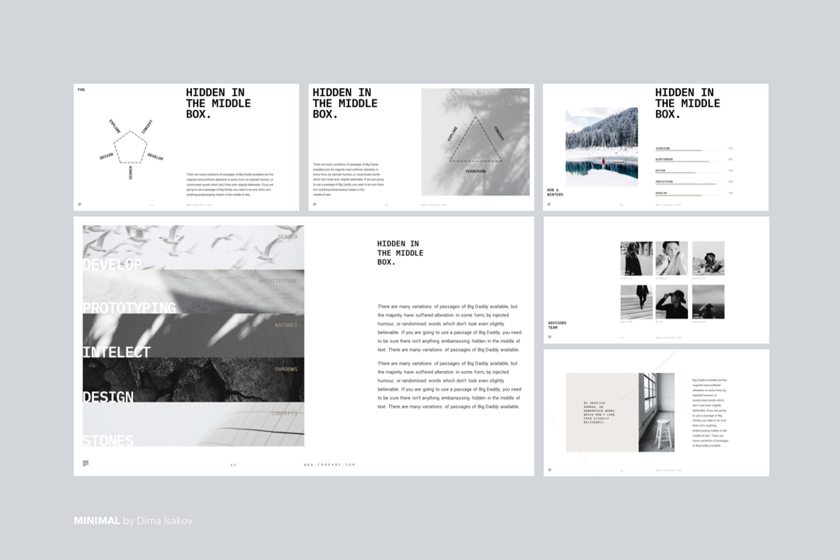 MINIMAL Powerpoint Template, a Presentation Template by Presentations Studio (Photo 15 of 23)