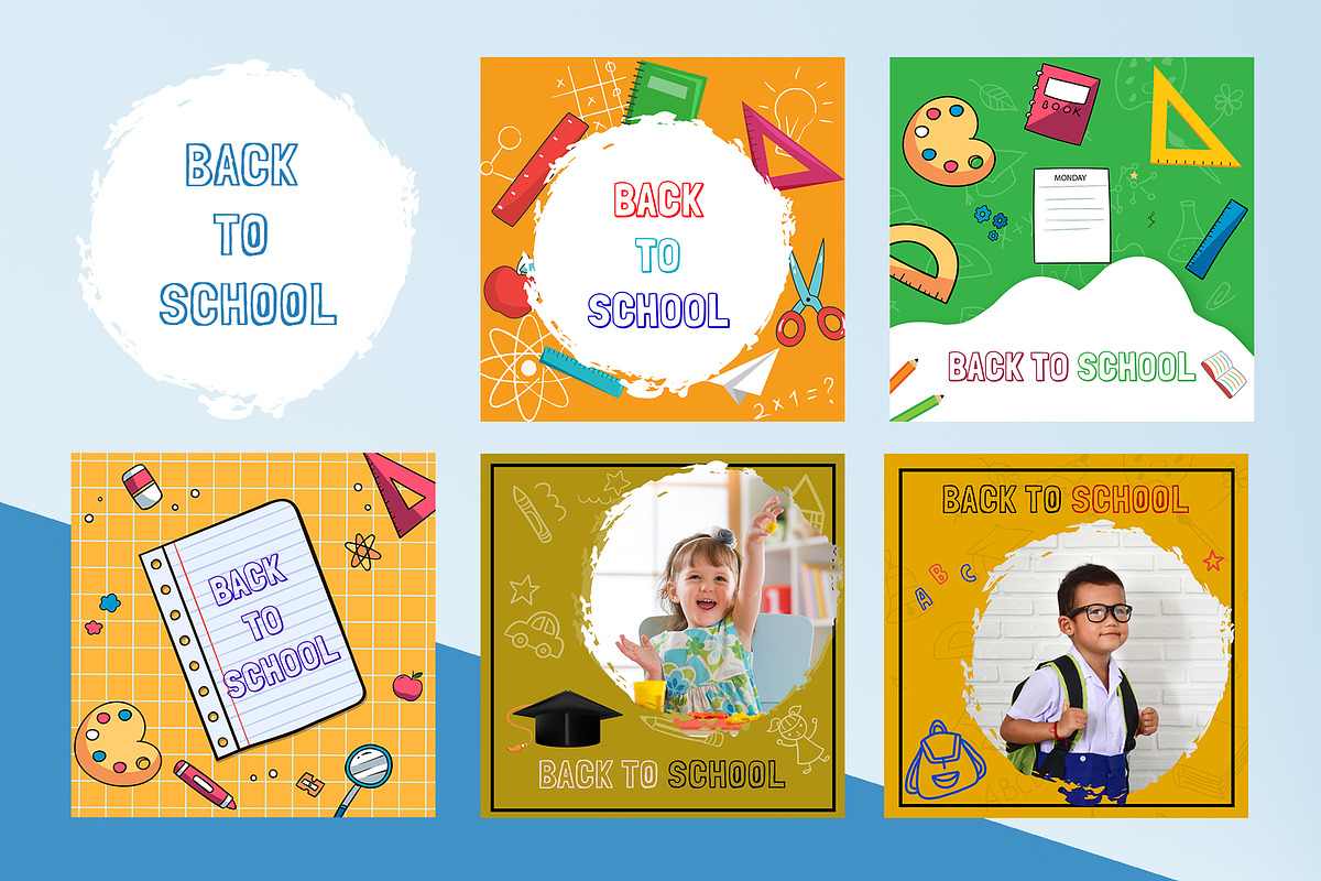 Back To School Banners Design, a Social Media Template by Nisha Droch (Photo 2 of 3)