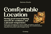 Croway, a Sans Serif Font by Zaloma Studio (Thumbnail 4 of 20)
