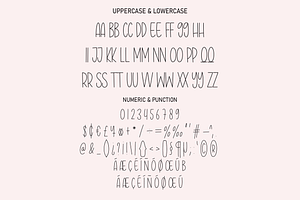 Boho Simplestory Font Duo