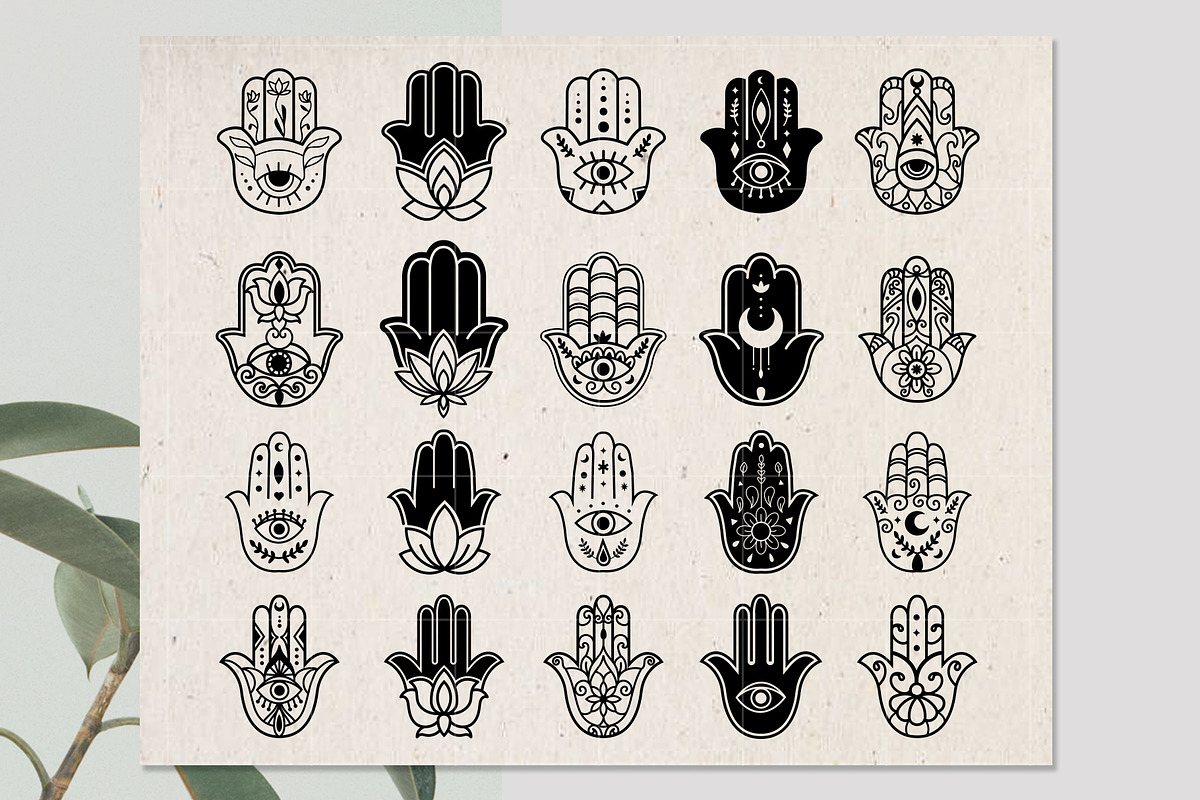 21 Hamsa Illustrations, an Illustration by Oh so Lively (Photo 2 of 4)